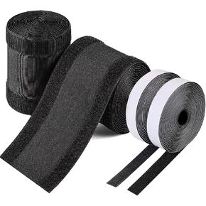 Floor Cable Covers,20 Feet Cord Cover with Adhesive Tape for Any Floor Surface,Wire Storage Cover Used to Protect The Cable and Prevent Tripping Over The Cords (Black)