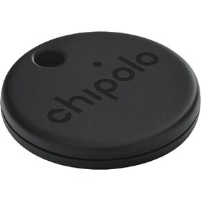 Chipolo ONE Spot - 4 Pack - Finder, Bluetooth Tracker - Works with The Apple Find My app (only for iOS) (Almost Black)