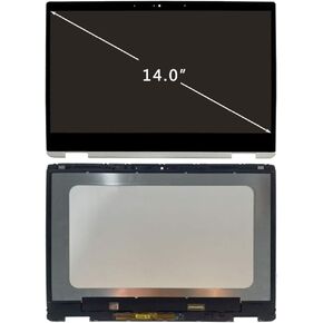 Screen Replacement for HP Chromebook X360 14B-CA 14B-CA0013DX 14B-CA0023DX 14B-CA0010NR 14B-CA0036NR 14B-CA0061WM 14B-CA0645CL L77984-001 L73304-001 LCD Display Touch Screen 14" 1366x768