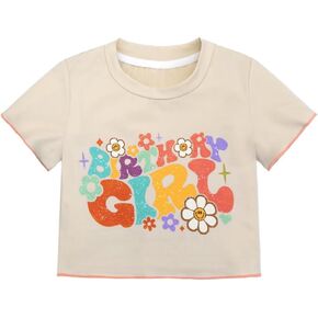 قميص بناتي لعيد الميلاد قطع علوية قصيرة للفتيات لعيد ميلاد الأطفال الصغار تي شيرت 1st 2nd 3rd 4th 5th 6th in Kuwait