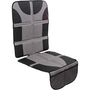 Lusso Gear Car Seat Protector for Baby Car Seat (Bench Seat Cover) - Waterproof - Thick Padding - Protects Fabric or Leather Seats (Black)