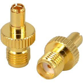 onelinkmore RF Coax 4G LTE Antenna Upgraded Adapter SMA Connector SMA Female to TS9 Male Straight Connector for 4G LTE Antenna Hsdpa 2G 3G Antenna UMTS Mobile Broadband Pack of 2