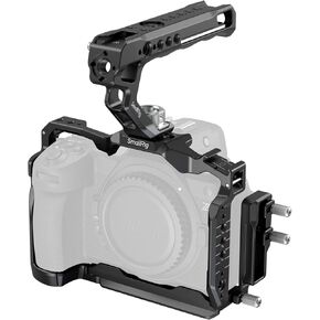 SmallRig Z6 III Camera Cage Kit for Nikon Z6 III, with Top Handle and Cable Clamp, Aluminum Alloy Camera Full Cage Kit with Anti-Twist Design, Built-in Quick Release Plate for Arca-Swiss - 4520