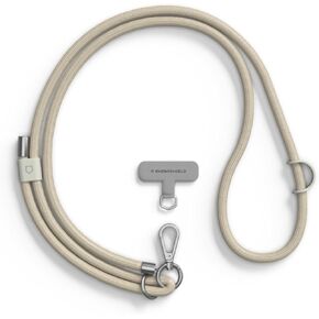 RhinoShield Braided Crossbody Phone Lanyard | Additional Loop to Hang Airpods, Recycled Materials (Landyard Card Included)