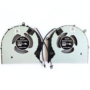 Fleshy Leaf CPU+GPU Cooling Fan Replacement for Asus ROG Strix FX503 FX503VD FX503VM GL703 GL703V GL703VD GL703VM FX63V FX63VM FZ63VM FX63VM7300 FX63VM7700 DC12V DFS602212M00T FK7W DFS552012M00T FK7V