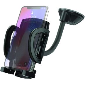 Scosche UH2AMPS Non-Magnetic Universal Cell Phone Holder with AMPS Mounting Plate ProClip Vehicle Specific Mount Bases, Hands-Free Car Mount Compatible with iPhone 15/14/13/12/Pro/Pro Max