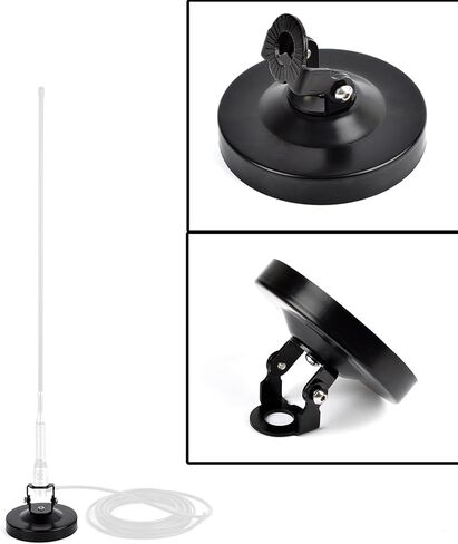 4Inch Angle Adjustable Magnetic Antenna Mount Base Suitable for Mobile Antenna CB/HF/VHF/UHF Antenna in Saudi Arabia