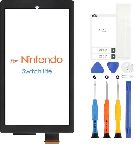 Touch Screen for Nintendo Switch Lite Digitizer for Nintendo Switch Lite Touchscreen Replacement Front Glass Panel with Repair Kits (not LCD Display) in Saudi Arabia