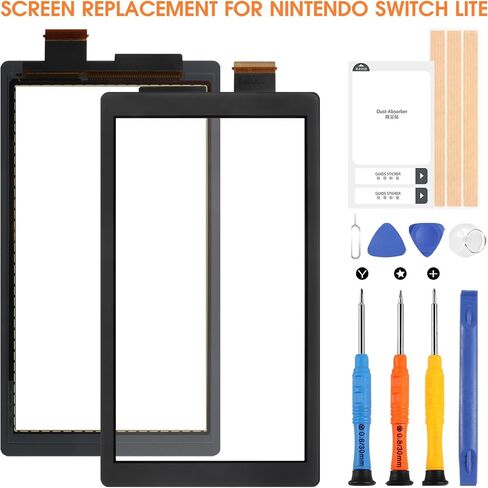 Touch Screen for Nintendo Switch Lite Digitizer for Nintendo Switch Lite Touchscreen Replacement Front Glass Panel with Repair Kits (not LCD Display) in Saudi Arabia