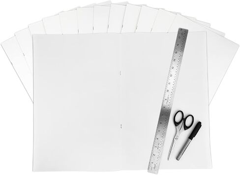 Hygloss 77762 كتب فارغة ضخمة، 11 بوصة × 17 بوصة، ألوان متنوعة 6 عبوات in Saudi Arabia