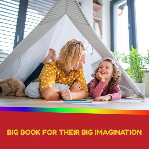 Hygloss 77762 كتب فارغة ضخمة، 11 بوصة × 17 بوصة، ألوان متنوعة 6 عبوات in Saudi Arabia