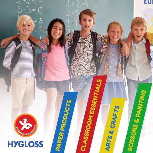 Hygloss 77762 كتب فارغة ضخمة، 11 بوصة × 17 بوصة، ألوان متنوعة 6 عبوات in Saudi Arabia