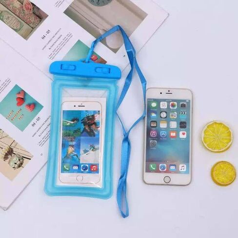 Universal Floating Waterproof Phone Pouch Holder, Dry Bag with Strap, Compatible with iPhone 13/12/11 Pro Max/Pro/8 Plus, Galaxy S22/S21/S20/S10/Note 20/10/9 up to 6.7" (Black) in Saudi Arabia