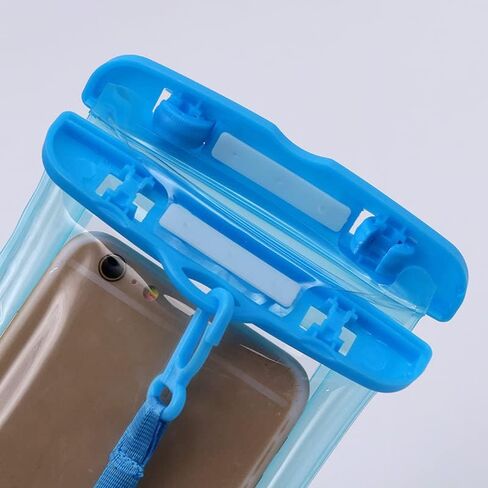 Universal Floating Waterproof Phone Pouch Holder, Dry Bag with Strap, Compatible with iPhone 13/12/11 Pro Max/Pro/8 Plus, Galaxy S22/S21/S20/S10/Note 20/10/9 up to 6.7" (Black) in Saudi Arabia