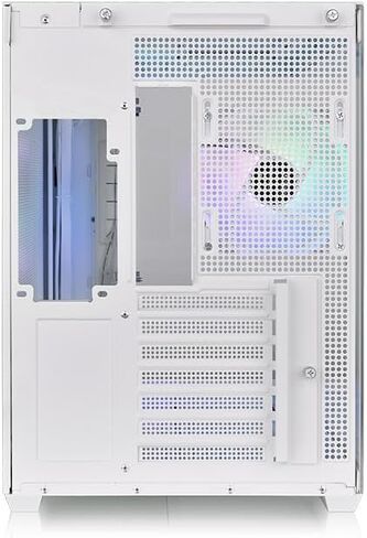 View 380 TG ARGB Snow ATX Case; 4x120mm ARGB Fans Included; Supports Hidden-Connector Motherboard; Front & Side Dual Tempered Glass Panel; CA-1Z2-00M6WN-00; 3 Year Warranty in Saudi Arabia