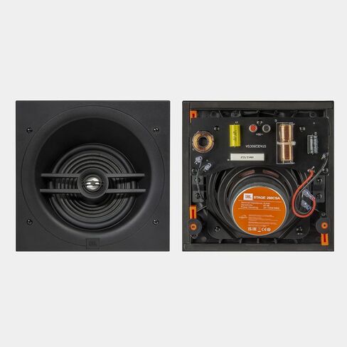 JBL Stage 260CSA - in-Ceiling Loudspeaker with 6.5" Polycellulose Cone Woofer, 1" Aluminum Dome Tweeter & Zero Bezel Grille - Easy to Install in Saudi Arabia