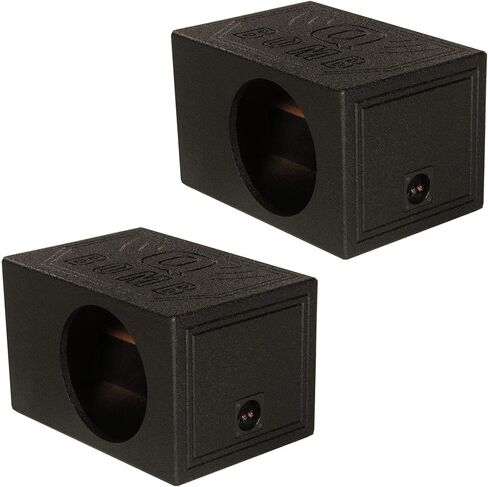 QBOMB10VL Single 10 inch Vented Ported Car Subwoofer Box Enclosure (2 Pack) in Saudi Arabia