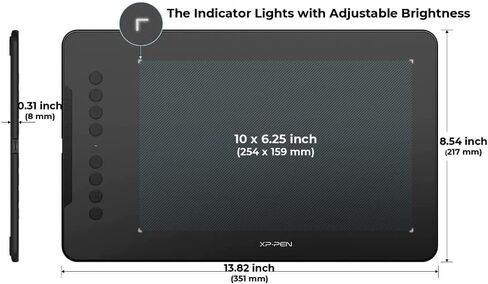 شاشة الرسم XP-PEN Artist12 Pro شاشة عرض رسومات 11.6 بوصة تدعم الإمالة القلم السلبي 8192 ضغط القلم مع 8 مفاتيح سريعة in Kuwait