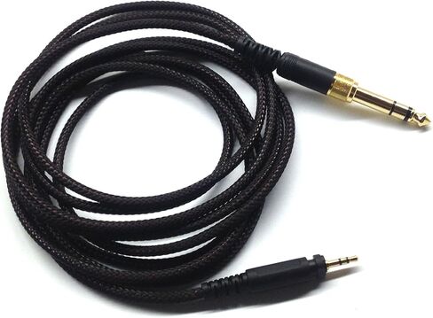 كابل بديل لسماعات SHURE SRH840 SRH940 SRH440 SRH750DJ سلك مضفر ترقية الصوت سلك ستيريو HiFi 300 سم/9 قدم in Kuwait