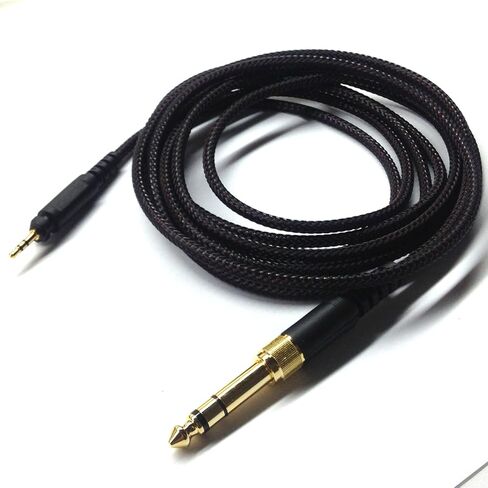كابل بديل لسماعات SHURE SRH840 SRH940 SRH440 SRH750DJ سلك مضفر ترقية الصوت سلك ستيريو HiFi 300 سم/9 قدم in Kuwait