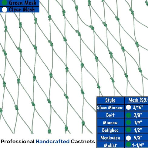 Bait Buster Menhaden Cast Net 5/8 Mesh 6 FT in Saudi Arabia