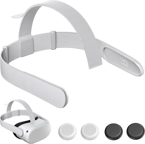 Head Strap for Oculus Quest 2, AOLION Quest 2 Head Strap, Reduces Facial Pressure for VR Headset, Adjustable Headstrap for Meta Quest 2 in Saudi Arabia