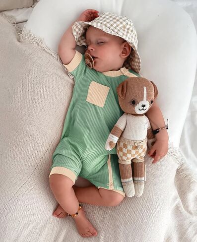 Volunboy Newborn Summer Clothes Unisex Baby Boy Girl 2 Pack Rompers Short Sleeve Two Way Zipper One-piece Jumpsuits Bodysuits in Saudi Arabia
