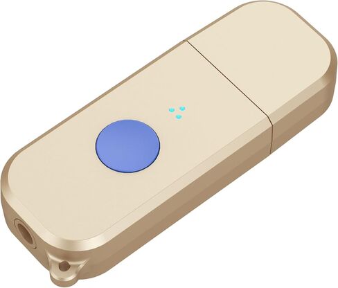 محول سيارة بلوتوث 5.3 صغير، جهاز استقبال بلوتوث USB مع محول مقبس Aux لاسلكي 3.5 ملم طقم سيارة بدون استخدام اليدين ميكروفون مدمج للسيارة وستيريو المنزل والمزيد in Kuwait