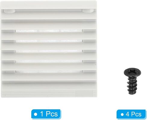 PATIKIL 61mm Fan Grill with Screws, Ventilator Grill Protector Mesh Dustproof Case Cover for Electronic Cabinet Fan Exhaust Fan Ventilation Fan, Grey in Saudi Arabia
