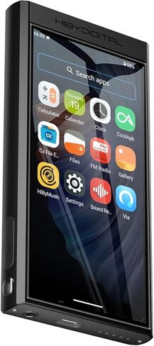 مشغل الصوت الرقمي HiBy Digital M300 مع مكبر صوت مدمج، نظام تشغيل Android 13، بلوتوث، واي فاي، FM، PCM768k، DSD256، 32 جيجابايت (أسود) in Kuwait