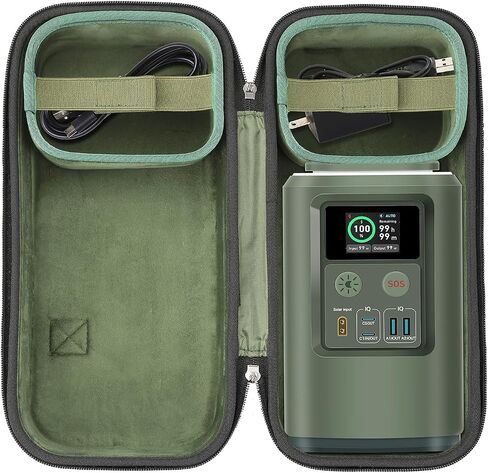 RAIACE Hard Travel Storage Case Compatible with Anker Power Bank Power Station 60,000mAh. (case only) - Green in Saudi Arabia