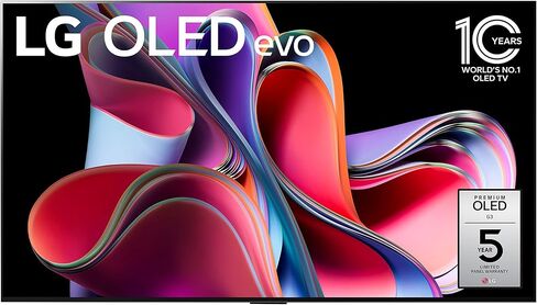 LG G3 Series 55-Inch Class OLED evo 4K Processor Smart Flat Screen TV for Gaming with Magic Remote AI-Powered Gallery Edition OLED55G3PUA, 2023 with Alexa Built-in (Renewed) in Kuwait