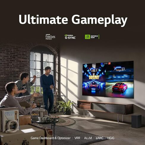 LG G3 Series 55-Inch Class OLED evo 4K Processor Smart Flat Screen TV for Gaming with Magic Remote AI-Powered Gallery Edition OLED55G3PUA, 2023 with Alexa Built-in (Renewed) in Kuwait