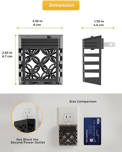 مصابيح ليلية من لوهاس يتم توصيلها بالحائط، 4 عبوات من الإضاءة الليلية المتغيرة، قم بتوصيل ضوء الليل للأطفال، تغيير 8 ألوان، إضاءة ليلية RGB مع مستشعر الغسق إلى الفجر، ديكور منزلي لغرفة الأطفال، المدخل in Kuwait