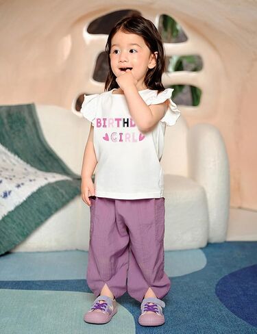 Birthday Girl Shirt Toddler Baby Girls T-Shirt 2nd 3rd 4th 5th 6th 7th Birthday Tee Summer Outfit in Saudi Arabia