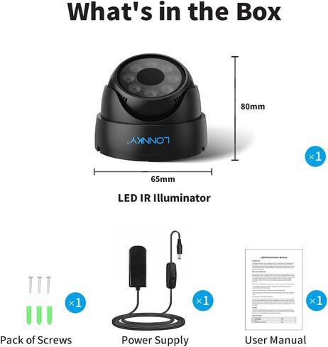 لونكي VR Illuminator ضوء بالأشعة تحت الحمراء لـ Quest 2، Quest 3، PSVR2، PS5 VR2 in Kuwait