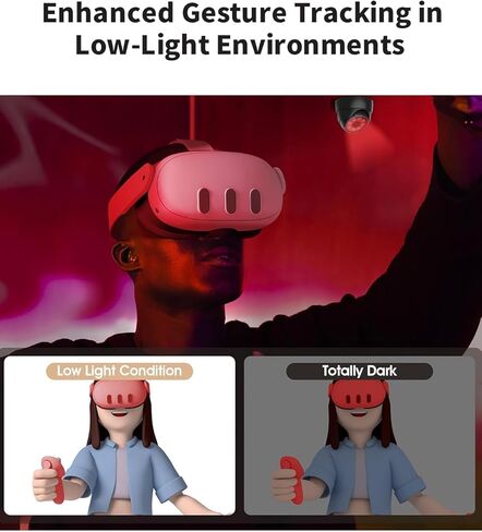 لونكي VR Illuminator ضوء بالأشعة تحت الحمراء لـ Quest 2، Quest 3، PSVR2، PS5 VR2 in Kuwait