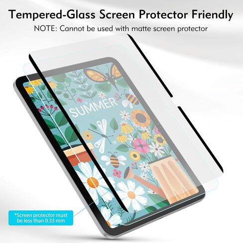 Magnetic Paper Screen Protector for iPad 10th Gen 2022(10.9-inch), Matte Screen Protector for iPad 10th generation(2022) 10.9-inch, Write and Draw Like on Paper, Anti-Glare Screen Protector in Saudi Arabia