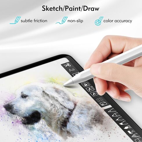Magnetic Paper Screen Protector for iPad 10th Gen 2022(10.9-inch), Matte Screen Protector for iPad 10th generation(2022) 10.9-inch, Write and Draw Like on Paper, Anti-Glare Screen Protector in Saudi Arabia