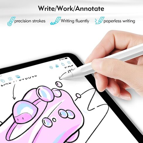 Magnetic Paper Screen Protector for iPad 10th Gen 2022(10.9-inch), Matte Screen Protector for iPad 10th generation(2022) 10.9-inch, Write and Draw Like on Paper, Anti-Glare Screen Protector in Saudi Arabia