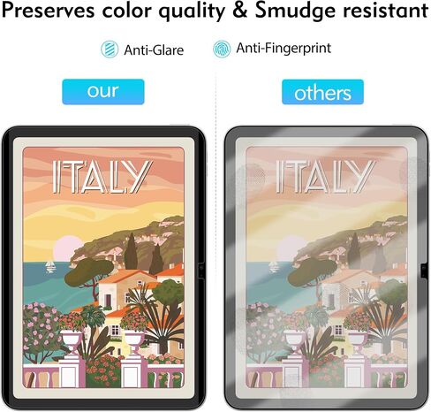 Magnetic Paper Screen Protector for iPad 10th Gen 2022(10.9-inch), Matte Screen Protector for iPad 10th generation(2022) 10.9-inch, Write and Draw Like on Paper, Anti-Glare Screen Protector in Saudi Arabia