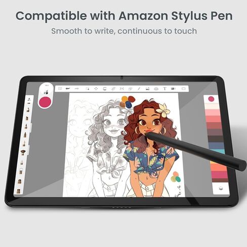 MoKo 2 Pack Screen Protector for Fire Max 11 (13th Generation, 2023 Released), Tempered Glass 9H Hardness High Definition fits Fire Max 11 Screen Protector, Compatible with Stylus Pen, Glass in Saudi Arabia