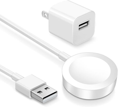 [MFi Certified] Watch Charger for Apple Watch Charger Magnetic Fast Smart iWatch Charger 3.3FT Charging Cable USB Wall Plug Adapter Block Compatible with Apple Watch Ultra Series SE/SE2/9/8/7/6/5/4/3 in Saudi Arabia