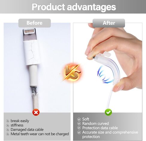 24 Pcs Silicone Charger Cable Protector with Dust Plugs Cable Ties for Phone USB C Charger Cable Protector Type C Charging Cord Protector for Cell Phone Charger in Saudi Arabia