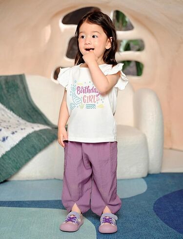 Birthday Girl Shirt Toddler Baby Girls T-Shirt 2nd 3rd 4th 5th 6th 7th Birthday Tee Summer Outfit in Saudi Arabia