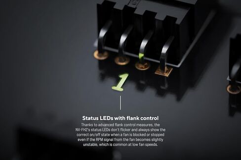 Noctua NV-FH2, 8 Channel Fan Hub for 5V, 12V, and 24V Fans, up to 60W Total with Optional 5.5mm Barrel Connector Power Supply (Black) in Saudi Arabia