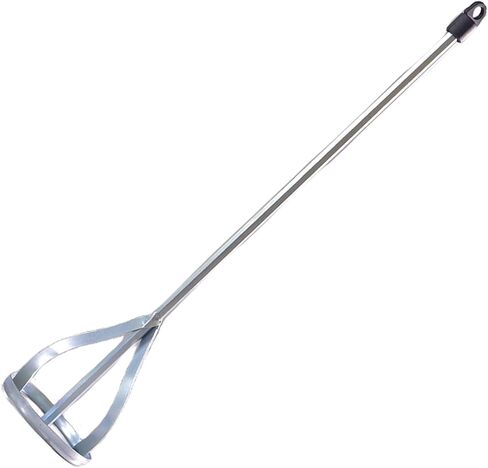 TILER Paint and Mud Mixer for Drill in 1 to 5 Gallon Bucket -Paint Stirrer Drill Attachment Fits all standard drills- Zinc plated steel - Hex head for non slip -Easy Cleaning Drill Paddle 8201 in Saudi Arabia