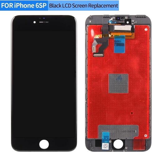 LCD Screen Replacement for iPhone 6s Plus A1634 A1687 A1690 A1699 LCD Display Screen Touch Screen Digitizer Assembly Repair Parts with Free Tools Kits (Black,5.5 Inch) in Saudi Arabia