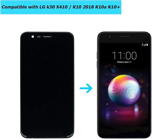 Replacement Display Compatible with LG K10 2018 LG K30 X410 LMX410 LMT410TK 5.3" LCD Touch Screen +Tool in Saudi Arabia