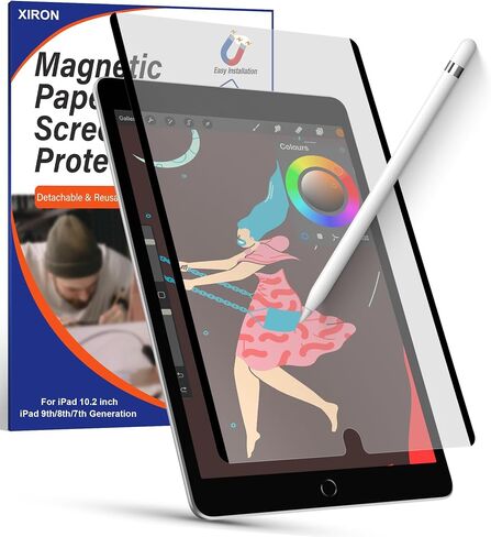 Magnetic Paper Screen Protector for iPad 10th Gen 2022(10.9-inch), Matte Screen Protector for iPad 10th generation(2022) 10.9-inch, Write and Draw Like on Paper, Anti-Glare Screen Protector in Saudi Arabia